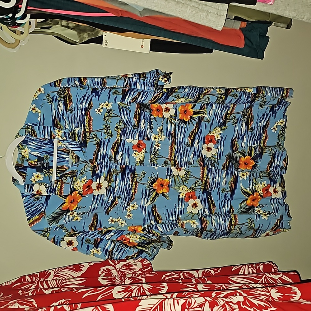 Men's sz 2xl George Hawaiian top. Button downs